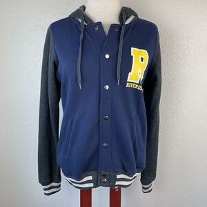 Riverdale Varsity Style Hoodie Jacket Size S EUC